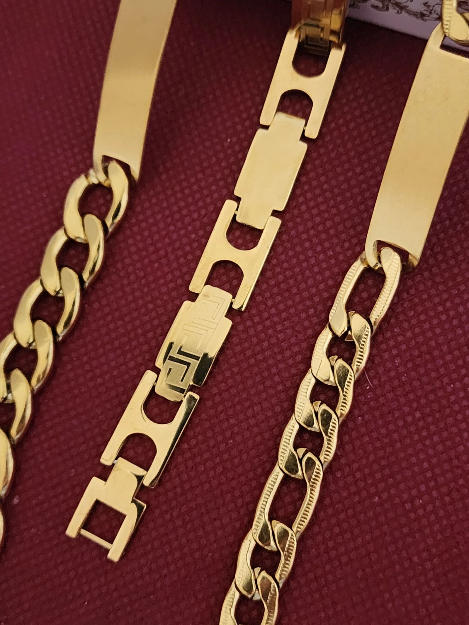 Lot of 3 stainless steel bracelets – photo 2
